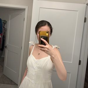 White Linen Urban Outfitter Sun Dress| Free Shipping!